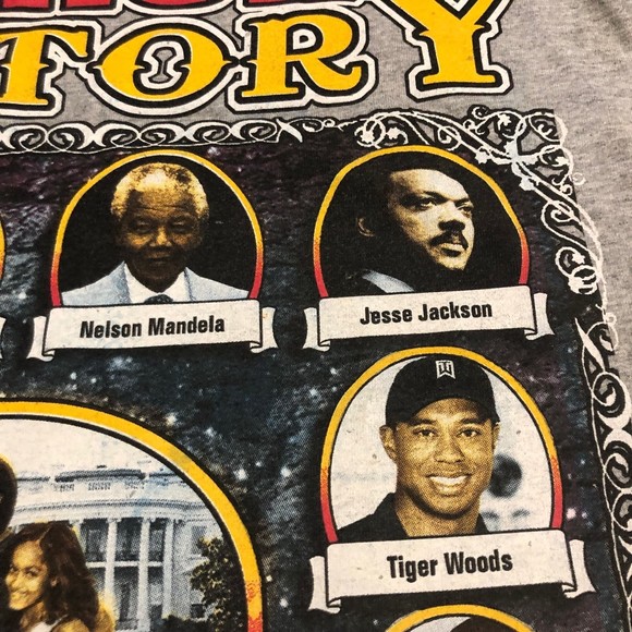 Black History Unisex T-Shirt on Hanes Heavyweight Tee; Commemorative Tee SZ XL - Picture 5 of 11